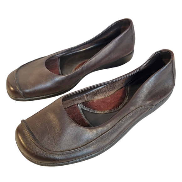 I Love Comfort Harlow Dark Brown & Light Brown Casual Dress Loafer Flats 6 - Picture 13 of 16